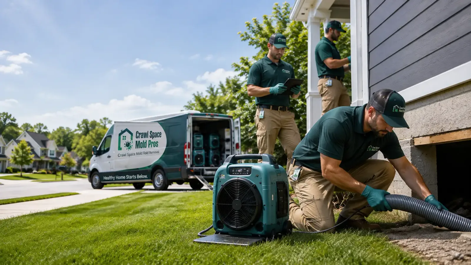 Crawl Space Mold Removal in Austin, AR